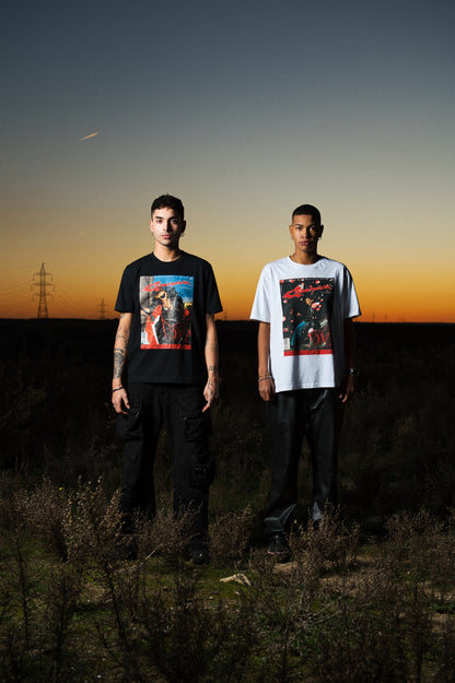 CAMISETA MAGAZINE BLANCA