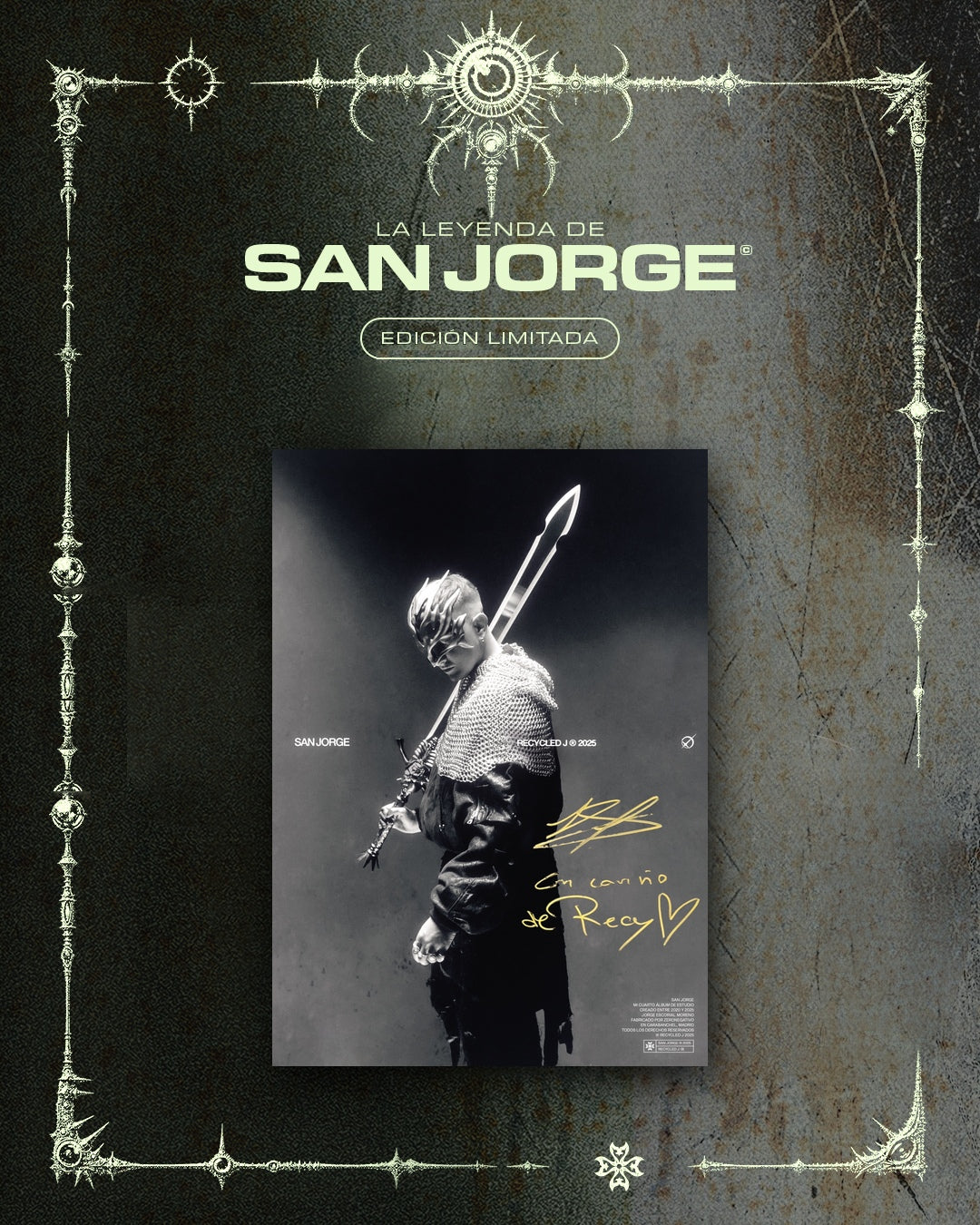 VINILO + ARMOUR + POSTER