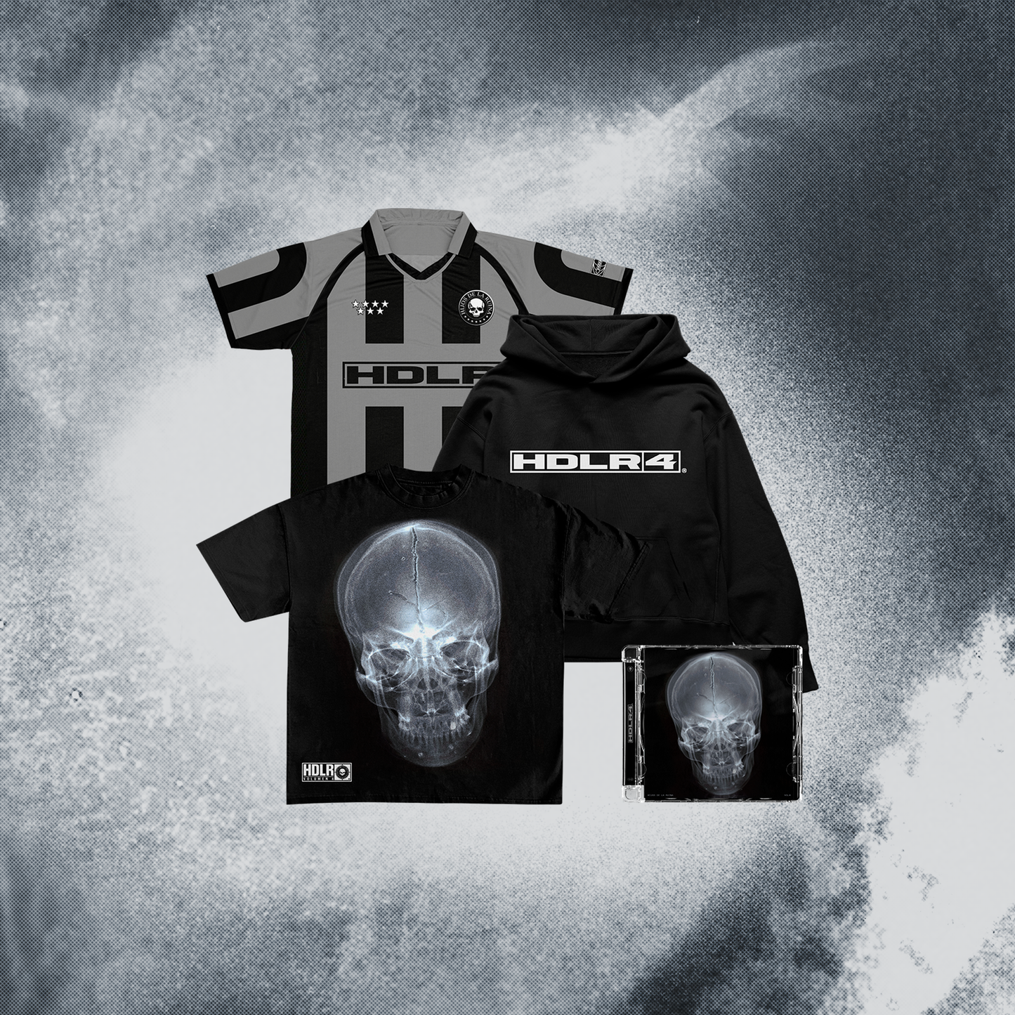 PACK HDLR 4 - CD + CAMISETA + SUDADERA + CAMISETA FÚTBOL